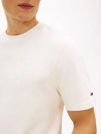 T-Shirt mit Schriftzug-Monogramm