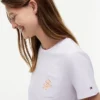 T-Shirt mit Schriftzug-Monogramm auf der Brust