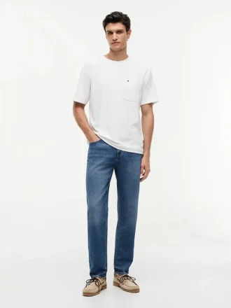 T-Shirt mit Tasche aus Frottee