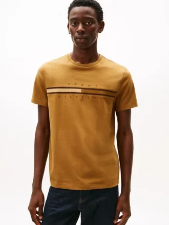 T-Shirt mit tonalem Flaggenlogo