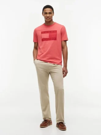 T-Shirt mit tonalem Flaggenlogo