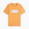 T-Shirt mit tropischem Blumenlogo T-Shirt mit tropischem Blumenlogo