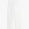 Taillierte Hose aus Leinenmischung