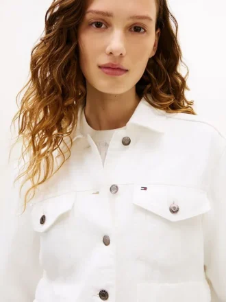 Taillierte Jeansjacke