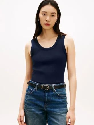 Tanktop aus Rippstrick