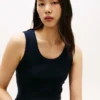 Tanktop aus Rippstrick Tanktop aus Rippstrick