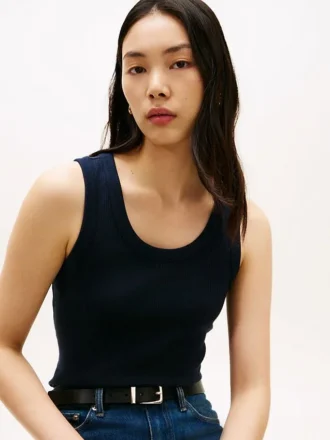 Tanktop aus Rippstrick