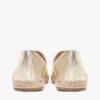 TH Monogram Metallic Leder-Espadrille TH Monogram Metallic Leder-Espadrille