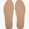 TH Monogram Metallic Leder-Espadrille TH Monogram Metallic Leder-Espadrille