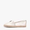 TH Monogram Metallic Leder-Espadrille TH Monogram Metallic Leder-Espadrille
