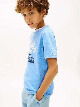 Tommy Arch Logo T-Shirt für Kinder Tommy Arch Logo T-Shirt für Kinder