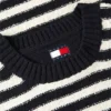 Tommy Jeans Gestreifter Bouclé-Pullover Tommy Jeans Gestreifter Bouclé-Pullover