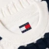 Tommy Jeans Gestreifter Zopfmusterpullover Tommy Jeans Gestreifter Zopfmusterpullover