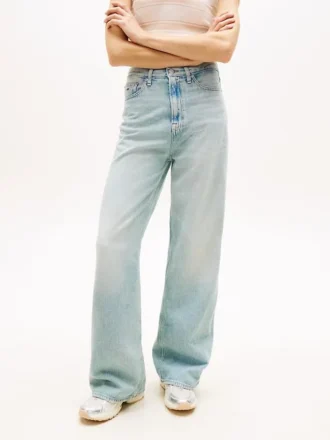 Tommy Jeans High-Rise-Jeans mit weitem Bein