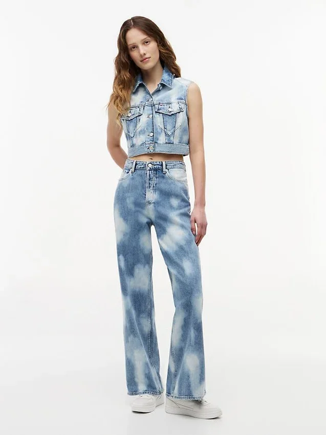 Tommy Jeans Kurze Jeansweste Tommy Jeans Kurze Jeansweste