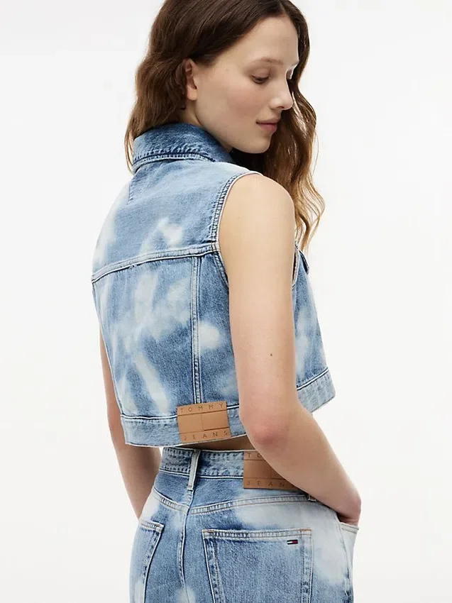Tommy Jeans Kurze Jeansweste Tommy Jeans Kurze Jeansweste