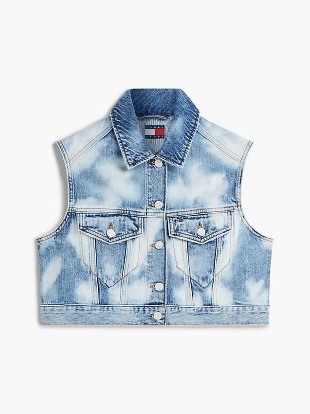 Tommy Jeans Kurze Jeansweste Tommy Jeans Kurze Jeansweste