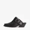 Tommy Jeans Leder-Western-Pantolette Tommy Jeans Leder-Western-Pantolette