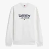 Tommy Jeans Logo Sweatshirt aus Wildlederimitat Tommy Jeans Logo Sweatshirt aus Wildlederimitat