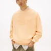 Tommy Jeans Logo Sweatshirt, stückgefärbt