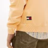 Tommy Jeans Logo Sweatshirt, stückgefärbt