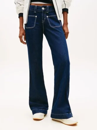 Tommy Jeans Low-Rise Bootcut Pocket Jeans