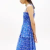 Tommy Jeans Maxikleid aus Chiffon mit Stufenrock