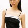 Tommy Jeans Minikleid aus Ponte mit Logo-Band