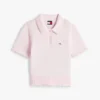 Tommy Jeans Polo-Pullover mit Wellenkante Tommy Jeans Polo-Pullover mit Wellenkante