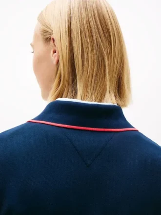 Tommy Jeans Polohemd in verkürzter, kastenförmiger Passform