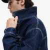 Tommy Jeans Ranch-Jacke aus dunkel gewaschenem Jeans-Material
