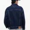 Tommy Jeans Ranch-Jacke aus dunkel gewaschenem Jeans-Material