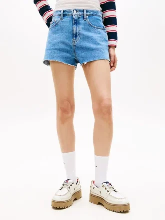 Tommy Jeans Raw Hem Denim Shorts