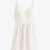 Tommy Jeans Skaterkleid aus Leinenmischung Tommy Jeans Skaterkleid aus Leinenmischung