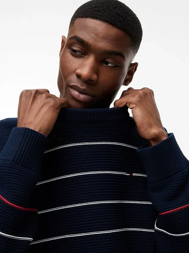 Tommy Jeans Slim Fit gestreifter Pullover Tommy Jeans Slim Fit gestreifter Pullover