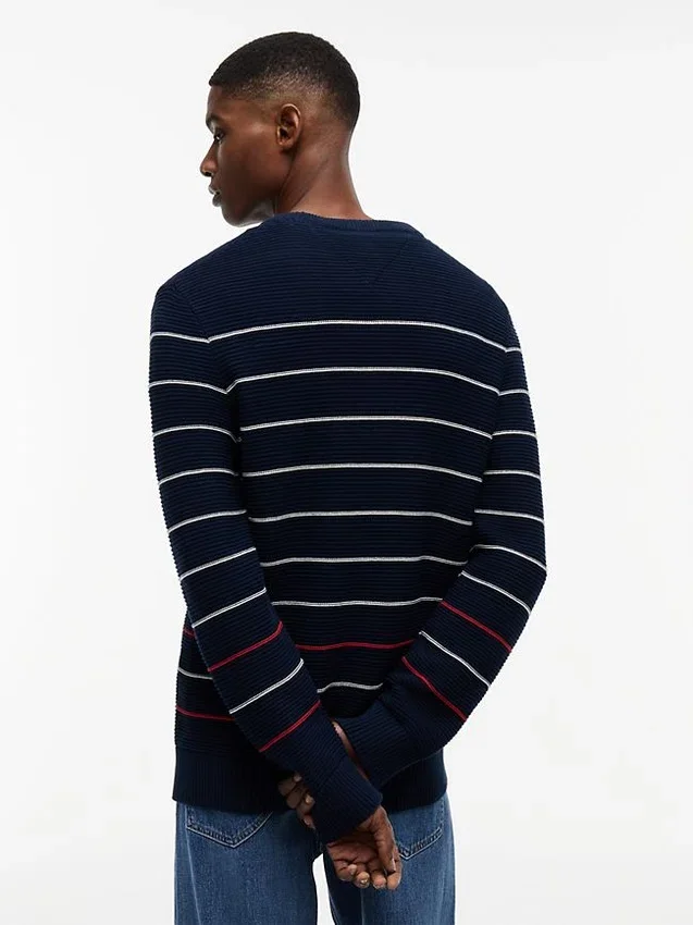 Tommy Jeans Slim Fit gestreifter Pullover Tommy Jeans Slim Fit gestreifter Pullover
