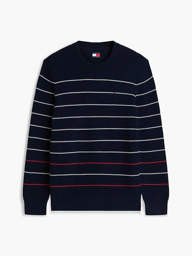 Tommy Jeans Slim Fit gestreifter Pullover Tommy Jeans Slim Fit gestreifter Pullover