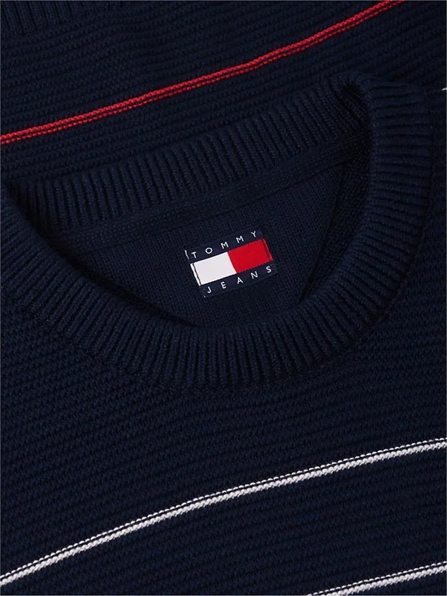 Tommy Jeans Slim Fit gestreifter Pullover Tommy Jeans Slim Fit gestreifter Pullover