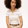Tommy Jeans Slim Fit Polo aus Rippstrick