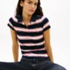 Tommy Jeans Slim Fit Polo aus Rippstrick Tommy Jeans Slim Fit Polo aus Rippstrick