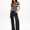Tommy Jeans Slim Fit Polo aus Rippstrick Tommy Jeans Slim Fit Polo aus Rippstrick