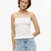 Tommy Jeans Slim Fit Tanktop mit Rüschen Tommy Jeans Slim Fit Tanktop mit Rüschen