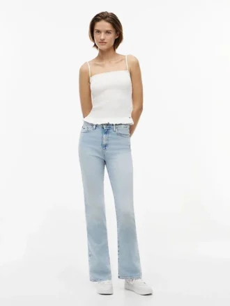 Tommy Jeans Slim Fit Tanktop mit Rüschen