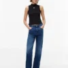 Tommy Jeans Slim Fit Tanktop mit Stehkragen Tommy Jeans Slim Fit Tanktop mit Stehkragen