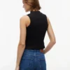 Tommy Jeans Slim Fit Tanktop mit Stehkragen Tommy Jeans Slim Fit Tanktop mit Stehkragen