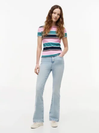Tommy Jeans Slim Stretch Ribbed T-Shirt