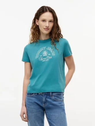 Tommy Jeans Sports Club Logo T-Shirt