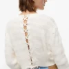 Tommy Jeans Strukturierter Strickpullover mit Schnürung Tommy Jeans Strukturierter Strickpullover mit Schnürung