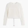 Tommy Jeans Strukturierter Strickpullover mit Schnürung Tommy Jeans Strukturierter Strickpullover mit Schnürung