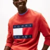 Tommy Jeans Sweatshirt mit großem Flaggenlogo Tommy Jeans Sweatshirt mit großem Flaggenlogo